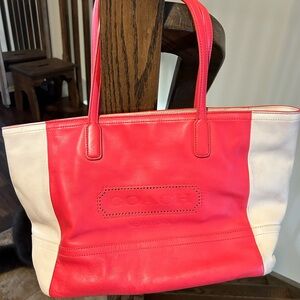 Vintage Coach Tote Bag